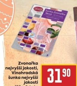 Šunka Zvonařka nejvyšší jakosti LE&amp