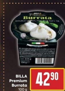 Sýr Burratta Billa Premium