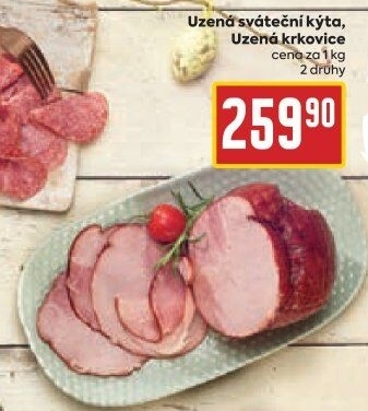 Uzená kýta bez kosti