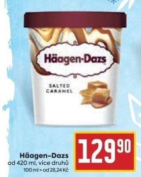 Zmrzlina v kelímku Häagen-Dazs