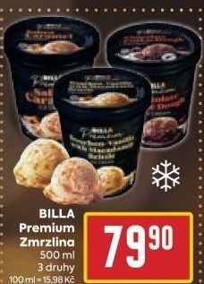 Zmrzlina v kelímku Premium Billa