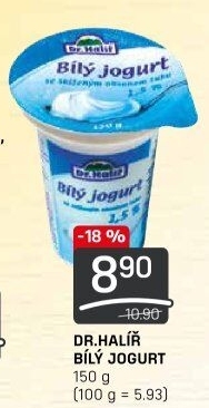Bílý jogurt Dr.Halíř