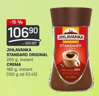Instantní káva Jihlavanka Standard