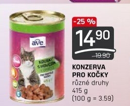 Konzerva pro kočky AVE
