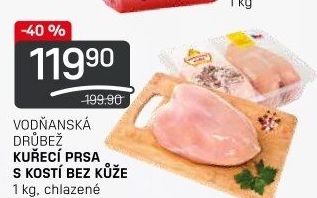 Kuřecí prsa s kostí Vodňanské kuře