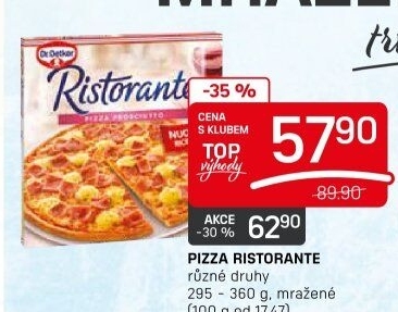 Pizza mražená Ristorante Dr. Oetker