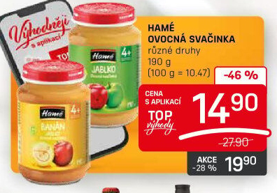 Přesnídávka ovocná Hamé