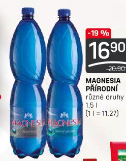 Přírodní voda Magnesia