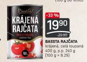 Rajčata krájená Bassta