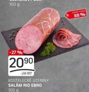 Salám Rio Ebro Kostelecké uzeniny