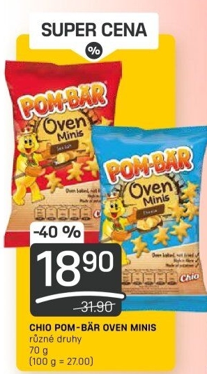 SnackOven Minis PomBär Chio