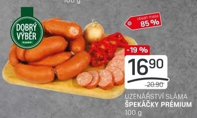 Špekáčky premium Dobrý Výběr
