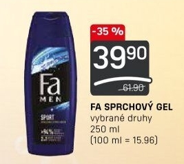 Sprchový gel Fa