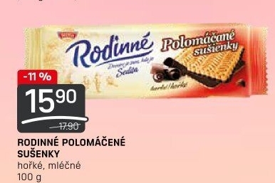 Sušenky Rodinné polomáčené Sedita