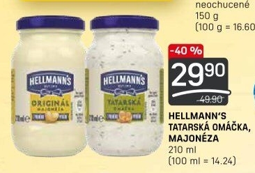 Tatarská omáčka Hellmann'