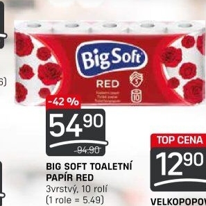 Toaletní papír 3vrstvý Big Soft