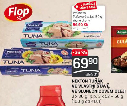 Tuňák ve vlastní šťávě Nekton