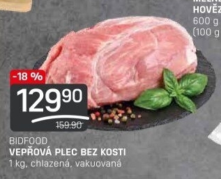 Vepřová plec bez kosti