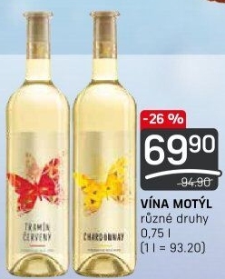 Vína Motýl Víno Mikulov