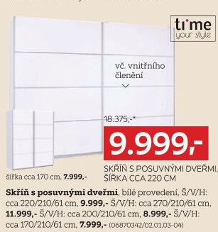 SKŘÍŇ 270 CM