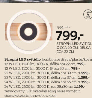 STROPNÍ LED SVÍTIDLO
