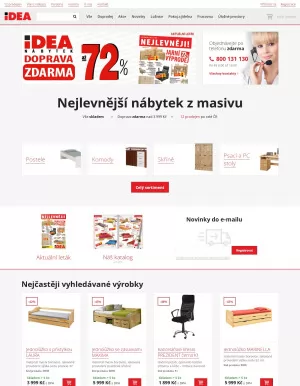 akční leták IDEA nábytek 19.3.2024-25.3.2024