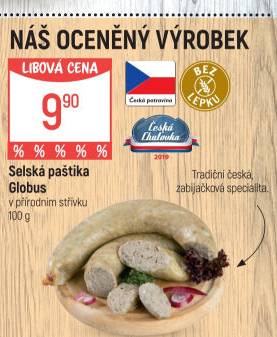 Paštika selská Globus