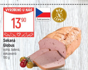 Sekaná masová Globus