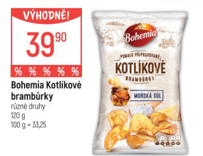 Brambůrky kotlíkové Bohemia Chips