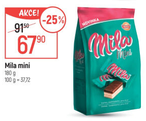 Oplatky mini Mila Sedita