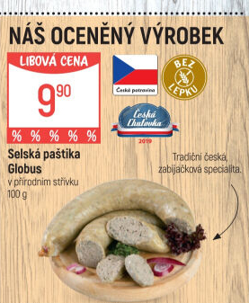 Paštika selská Globus