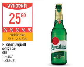 Pivo Pilsner Urquell