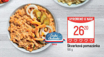 Škvarková pomazánka Globus