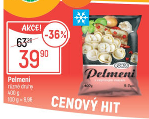 Těstoviny plněnémražené Pelmeni Povar