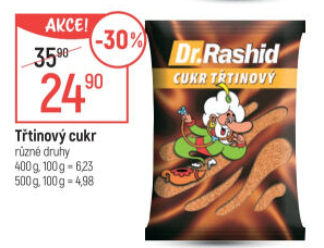 Třtinový cukr Dr. Rashid