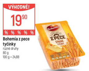 Tyčinky Z pece Bohemia Chips