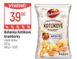 Brambůrky kotlíkové Bohemia Chips