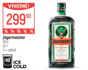 Bylinný likér Jägermeister