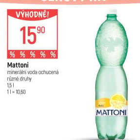 Ochucená voda Mattoni