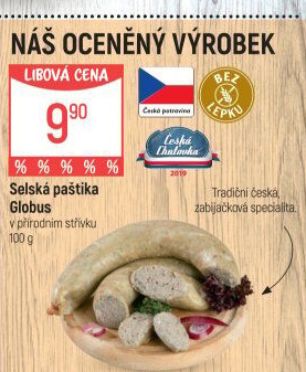 Paštika selská Globus