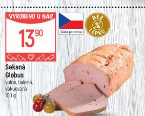 Sekaná masová Globus