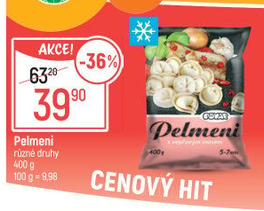 Těstoviny plněnémražené Pelmeni Povar