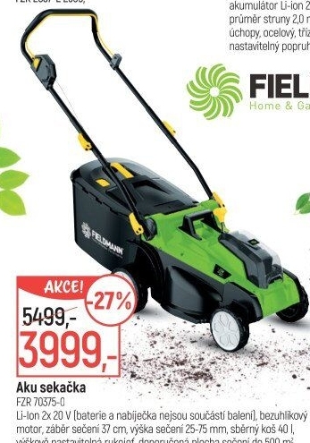Aku sekačka Fieldmann FZR 70375-0