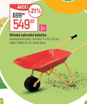 Dětské zahradní kolečka