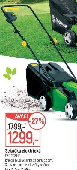 Elektrická sekačka Fieldmann FZR 2021-E