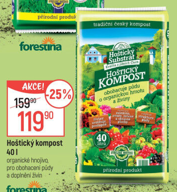 Hoštický kompost Hoštický Substrát