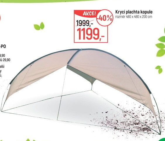 Krycí plachta kopule