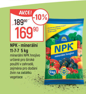 Minerální granulované hnojivo NPK Mineral Forestina