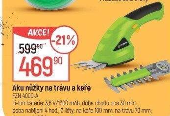 Nůžky na živý plot Fieldmann FZN 4000-A