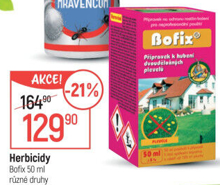Postřik proti plevelu herbicid Bofix Lovela